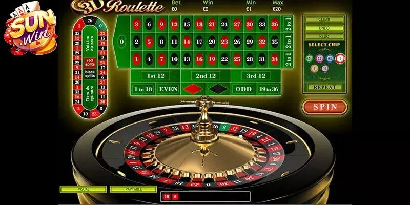 Roulette 3D Sunwin - Game Trả Thưởng Hấp Dẫn Tại Cổng Game